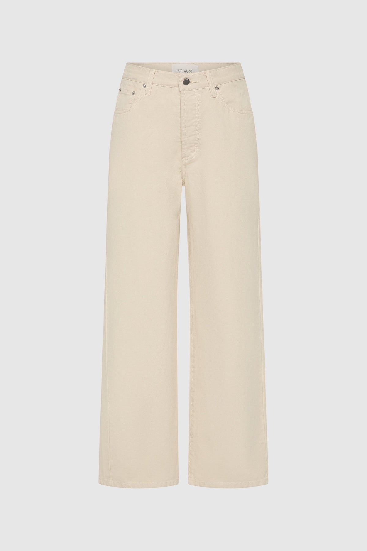 Canvas Classic Mid Rise Jeans - Ecru