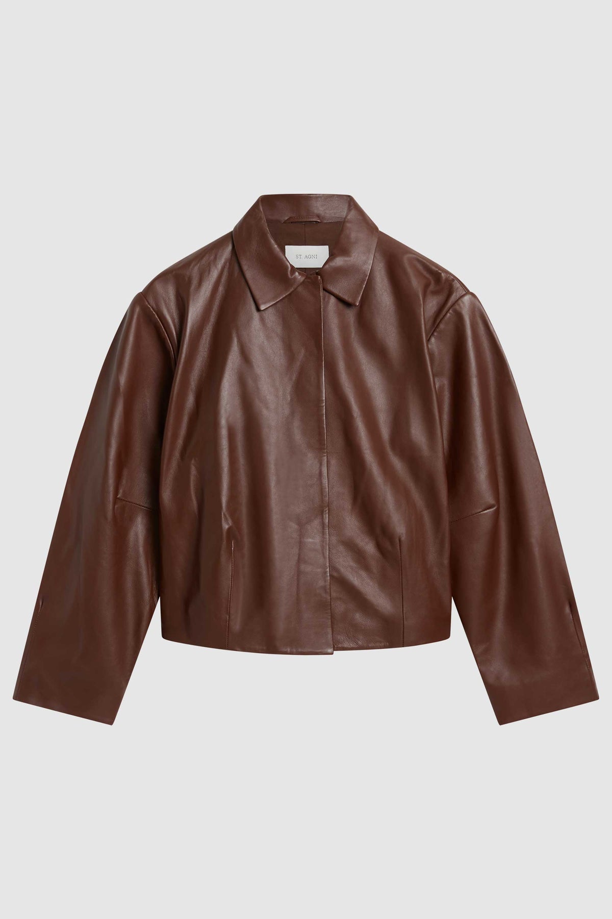PRE-ORDER: Cocoon Leather Jacket - Rum