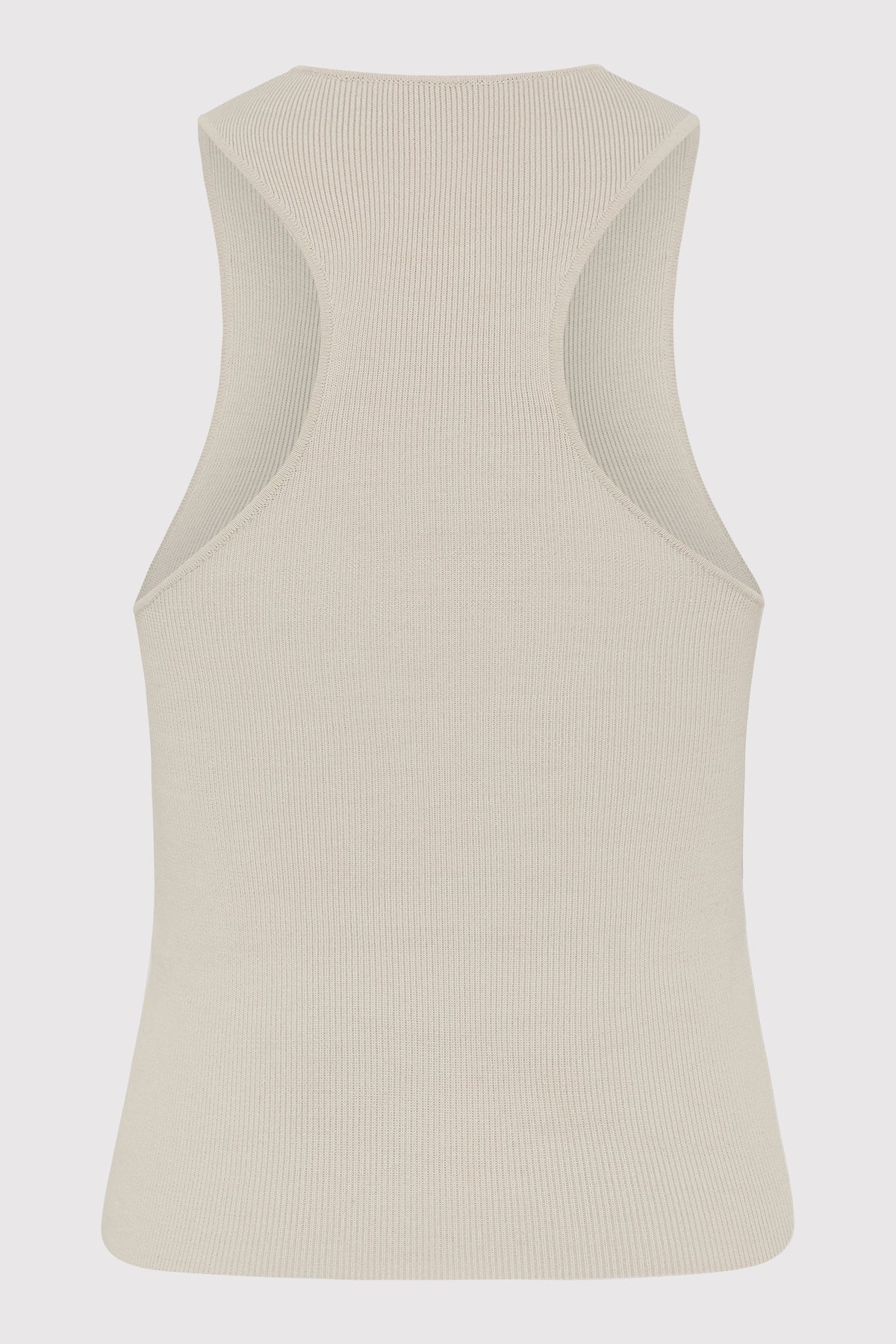 Sculpted Knit Top - Silver