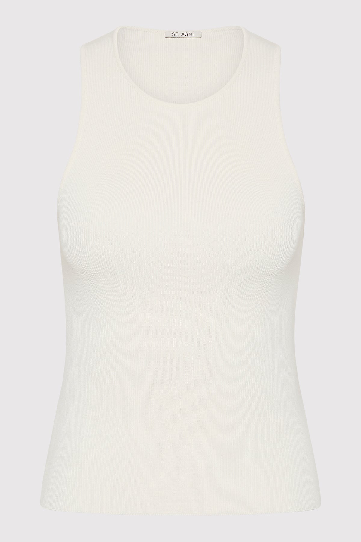 Sculpted Knit Top - Off White