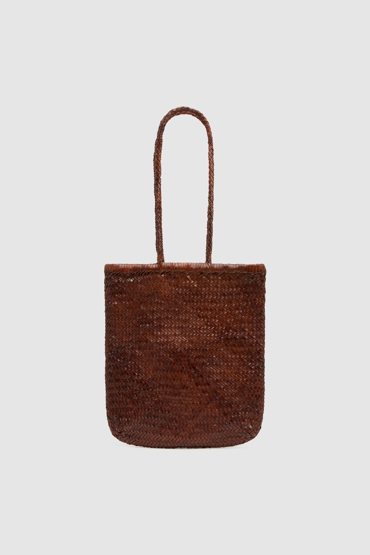 Bagu Woven Tote - Chestnut
