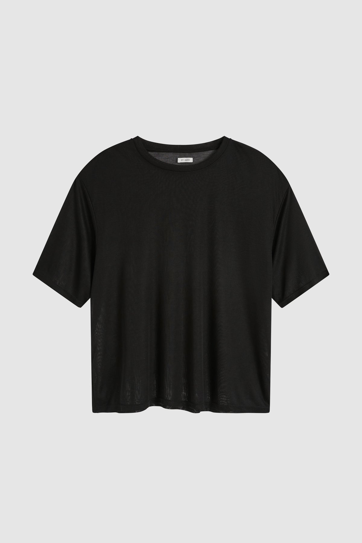 Fine Jersey Relaxed Tee - Black