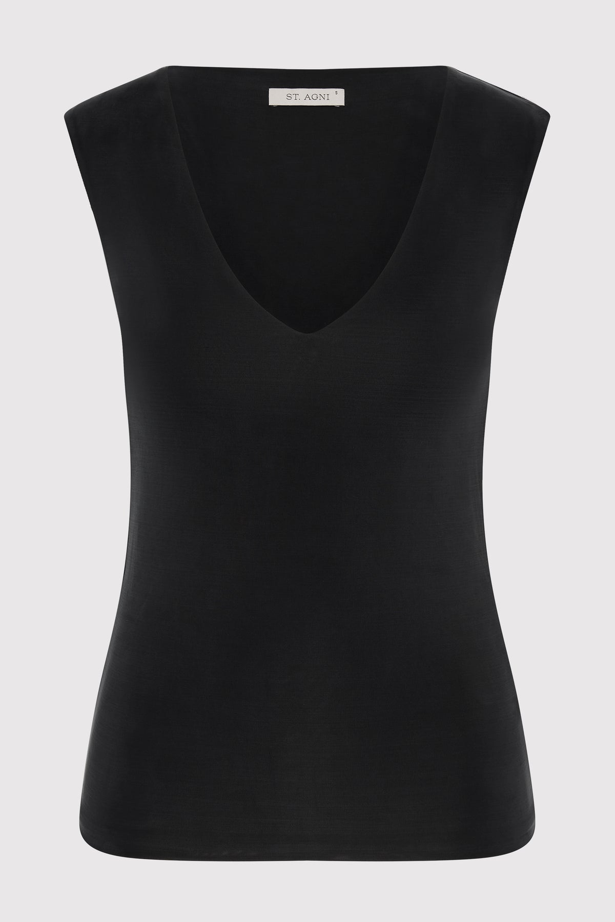 90s Cupro Top - Black