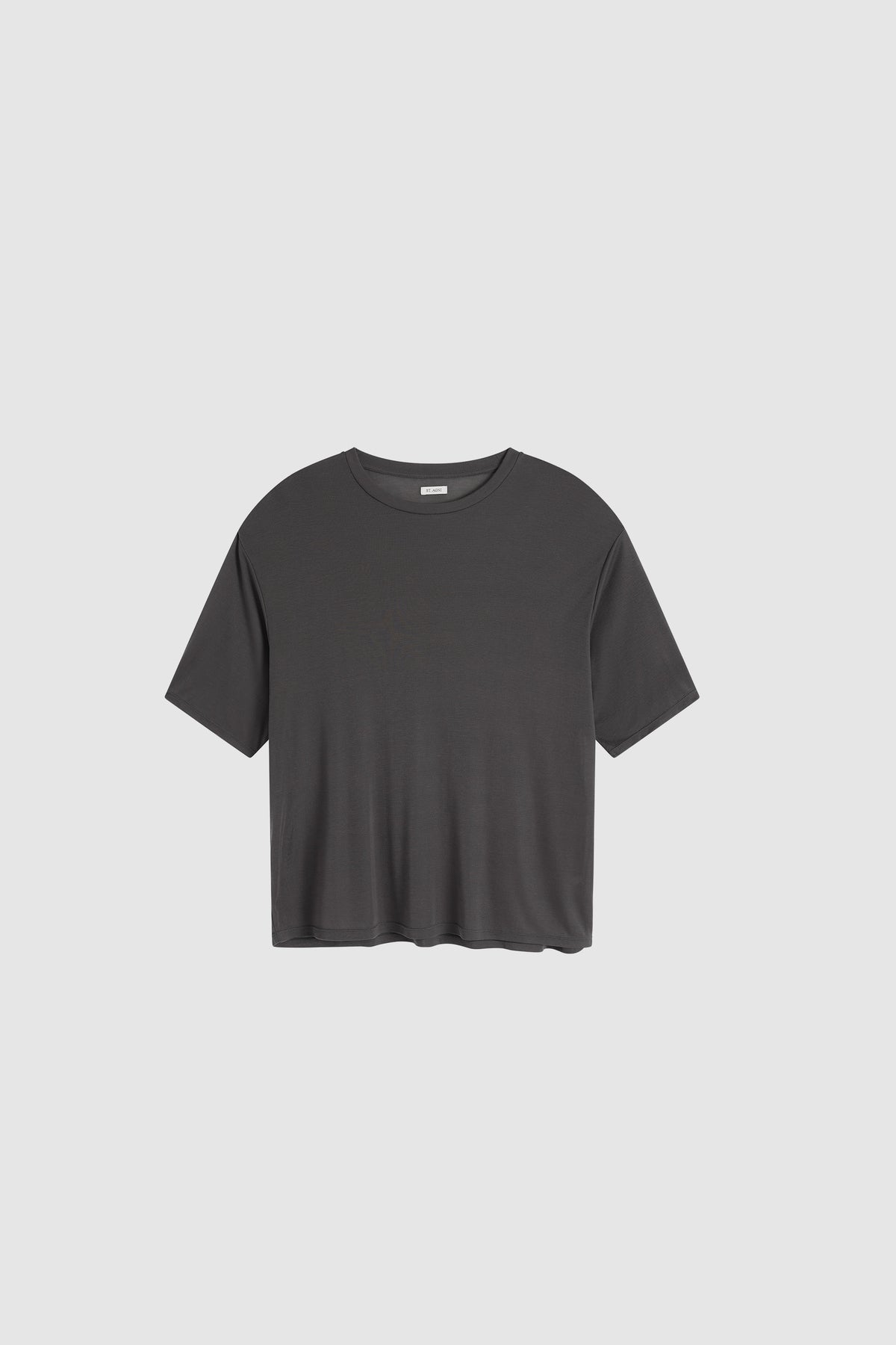 Fine Jersey Relaxed Tee - Soot