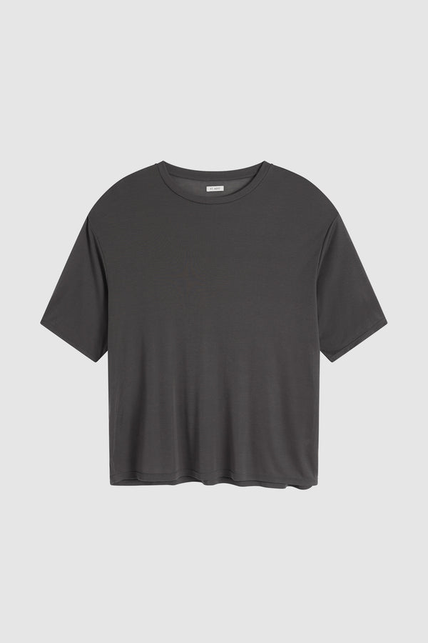 Fine Jersey Relaxed Tee - Soot