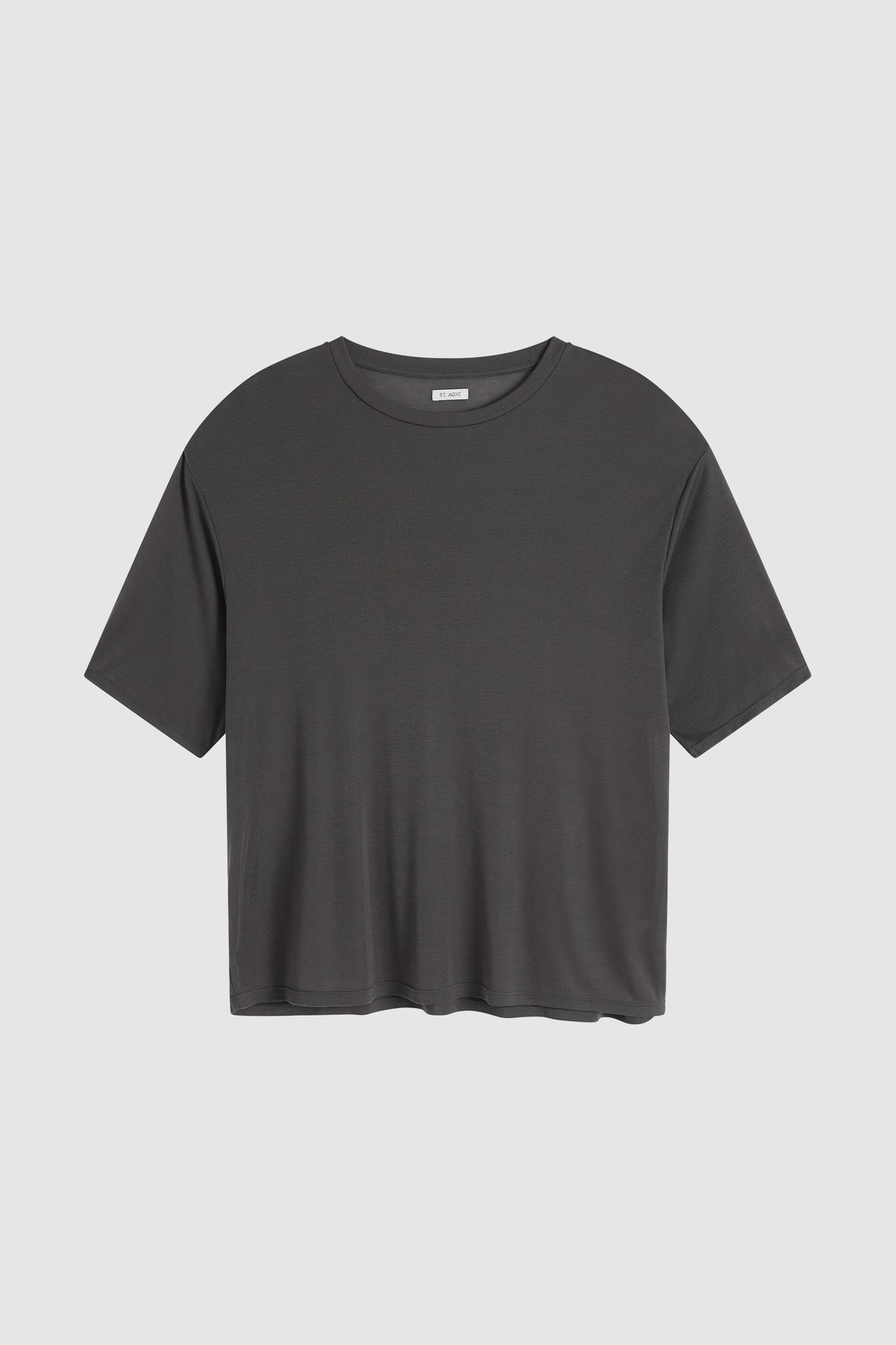Fine Jersey Relaxed Tee - Soot