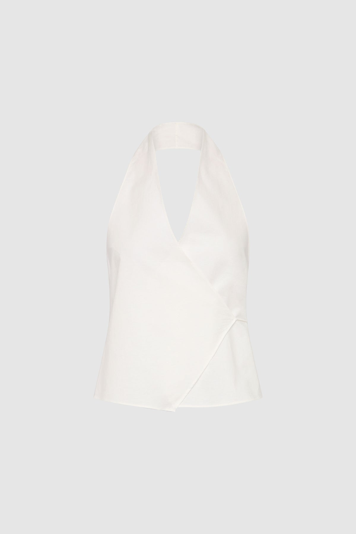 Oxford Wrap Top - White