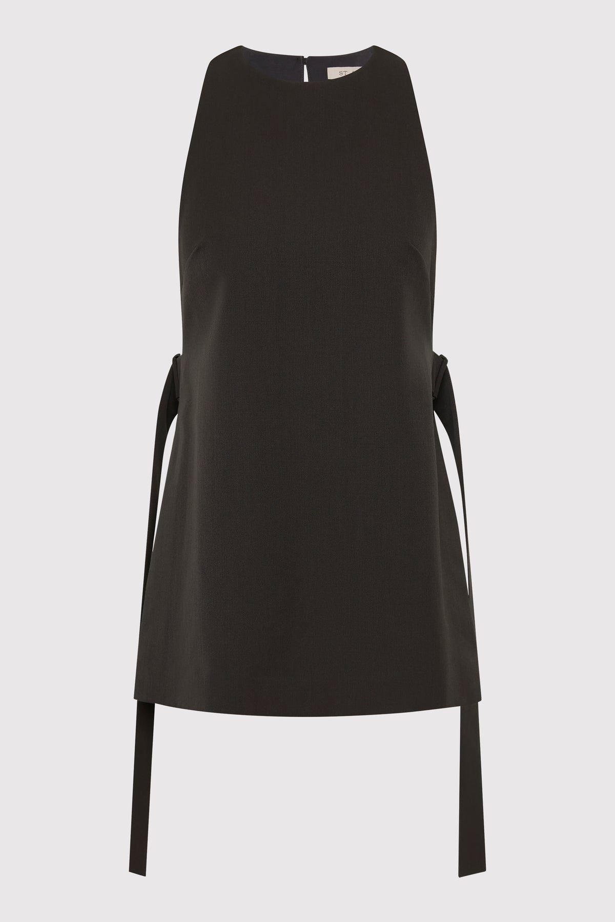 Side Tie Top - Black Olive