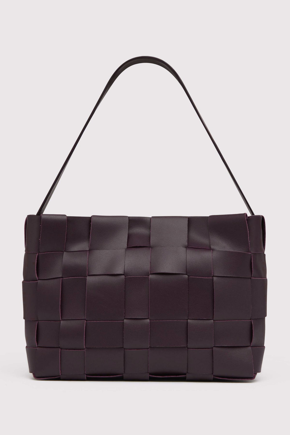 Woven Mini Tote - Plum