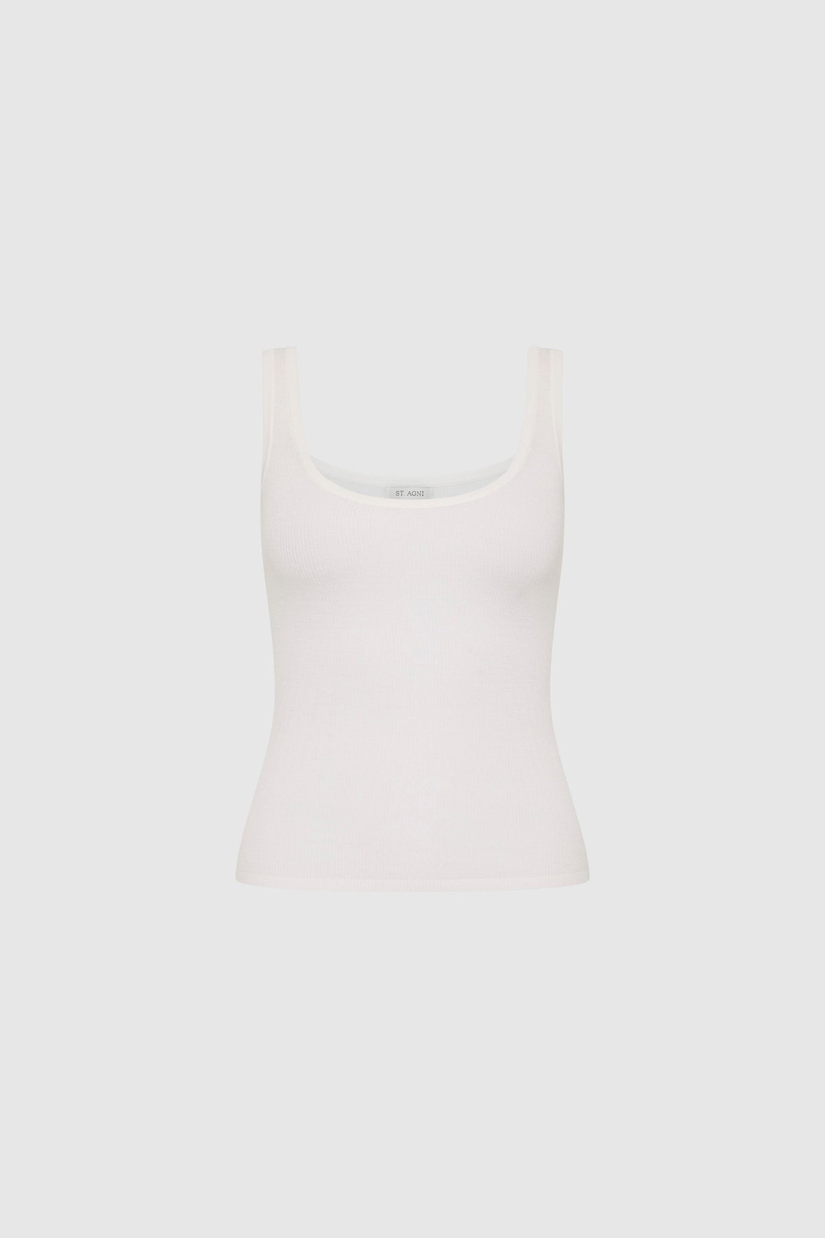 Superfine Merino Wool Tank - Talco - Ghost
