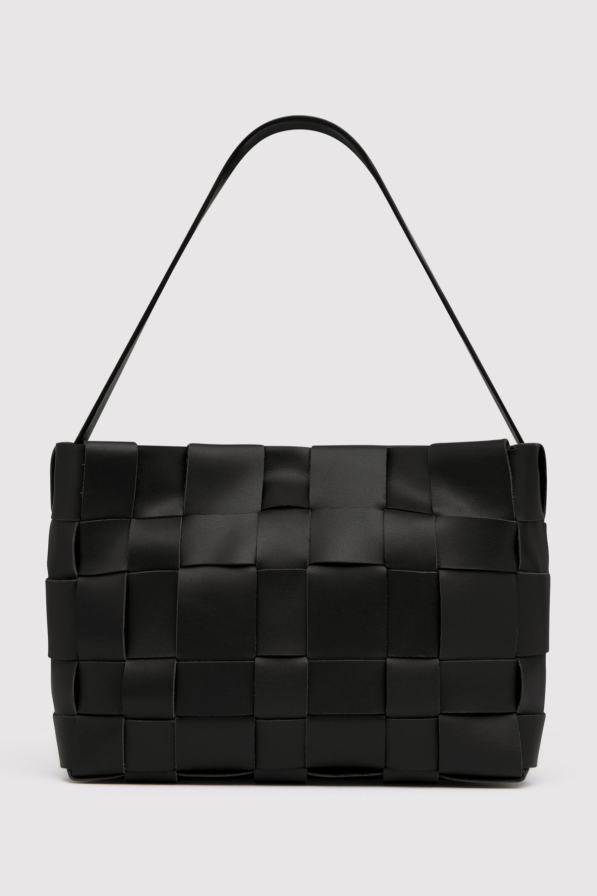 Woven Mini Tote - Black