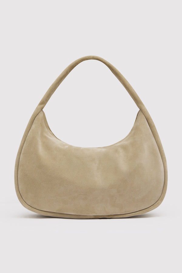 Suede Large Bon Bon Bag - Rock
