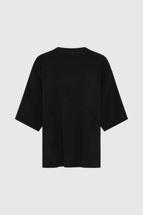 Cashmere Copain Tee - Black