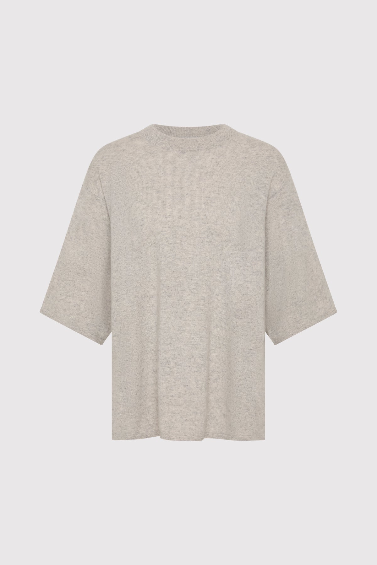 Cashmere Copain Tee - Grey Marle