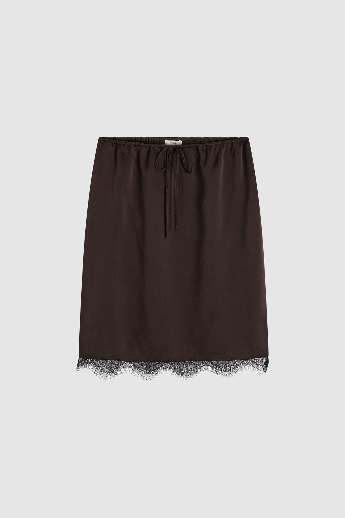 Fine Lace Skirt - Bark