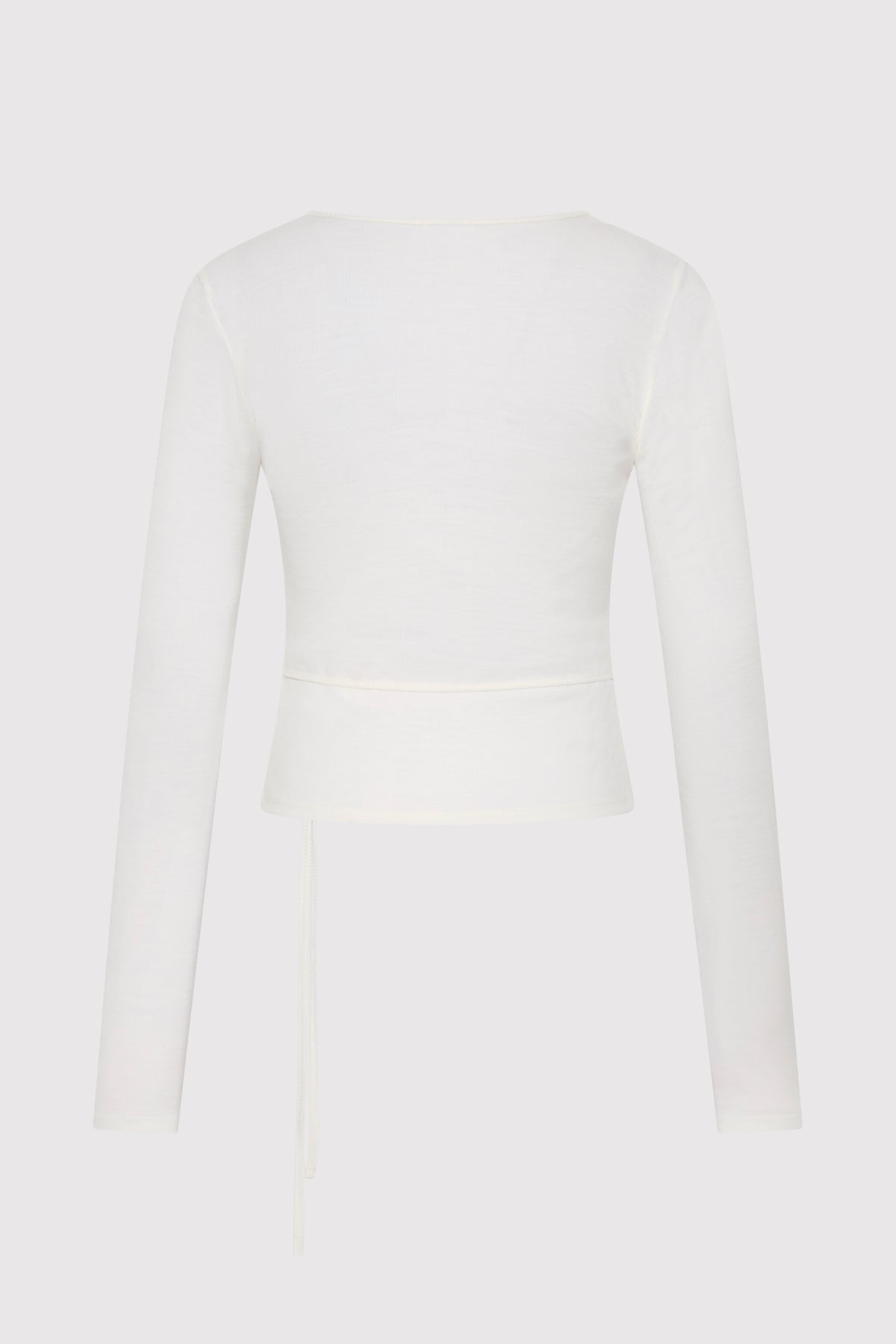 Baby Wool Wrap Top - Off White