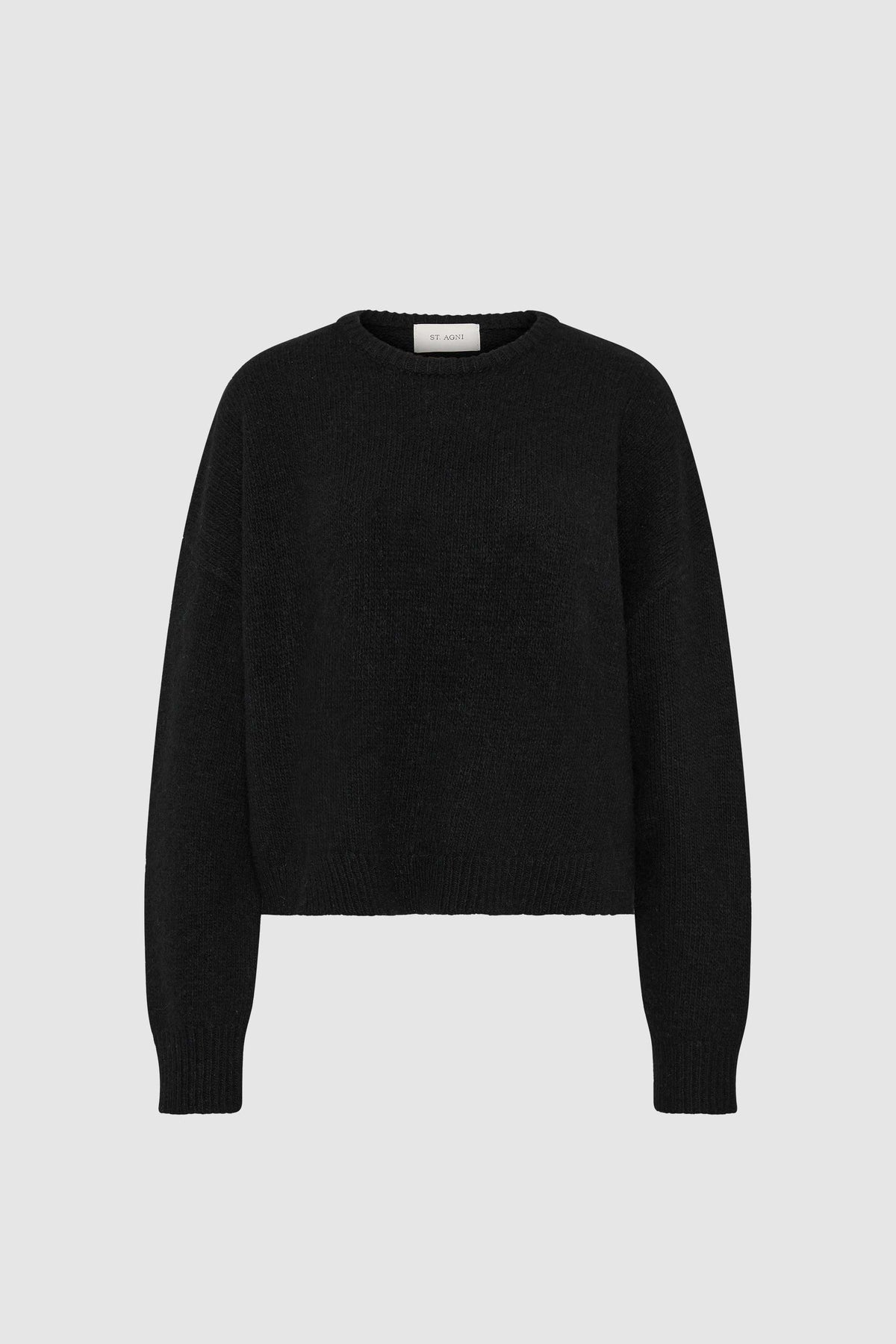 Cropped Sweater - Black