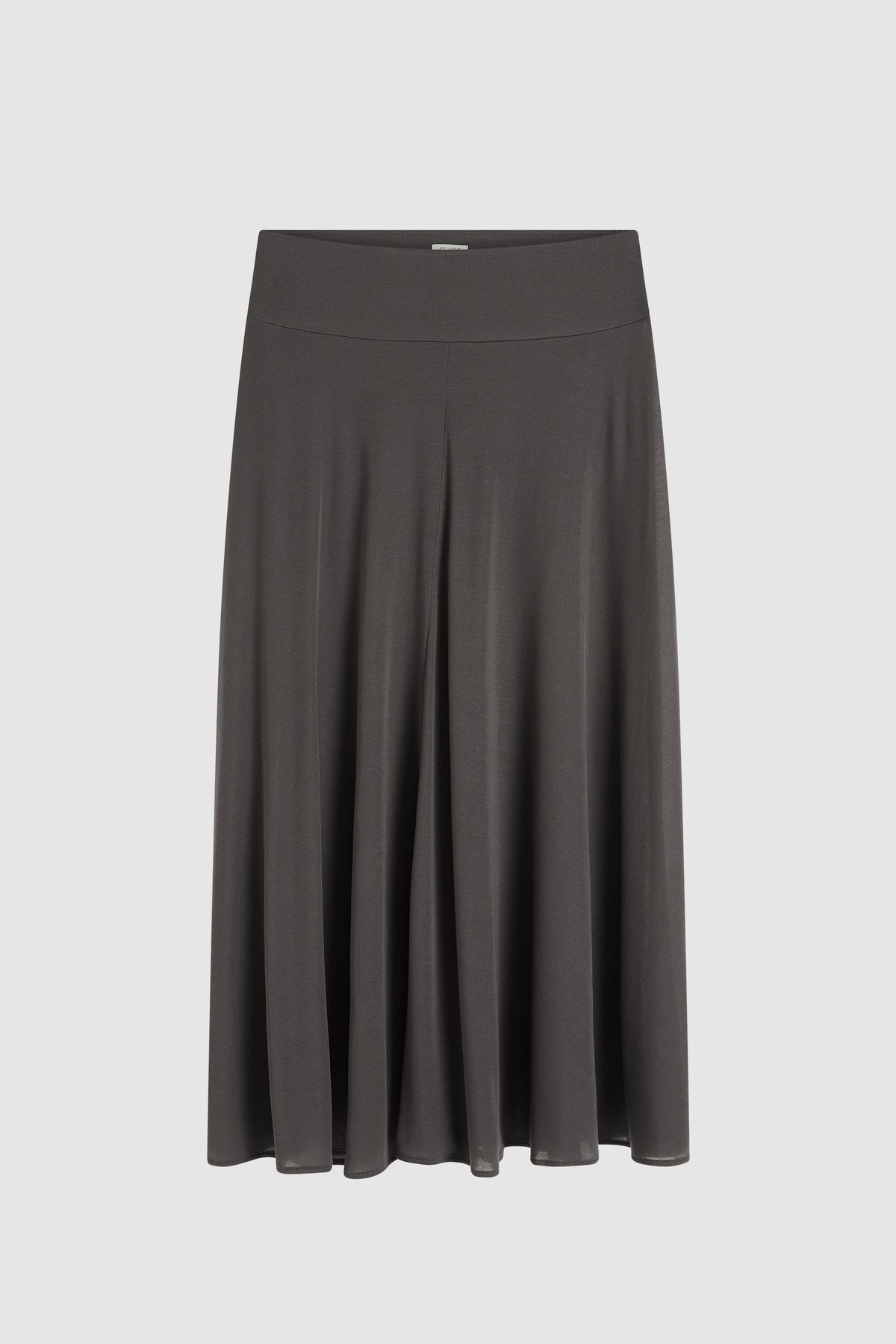 Fluid Jersey Skirt - Soot