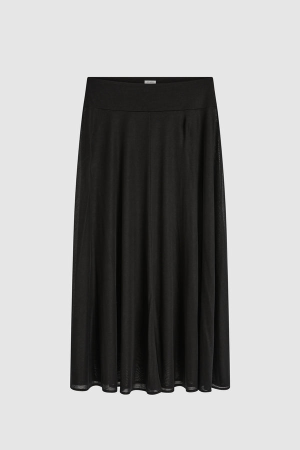 Fluid Jersey Skirt - Black