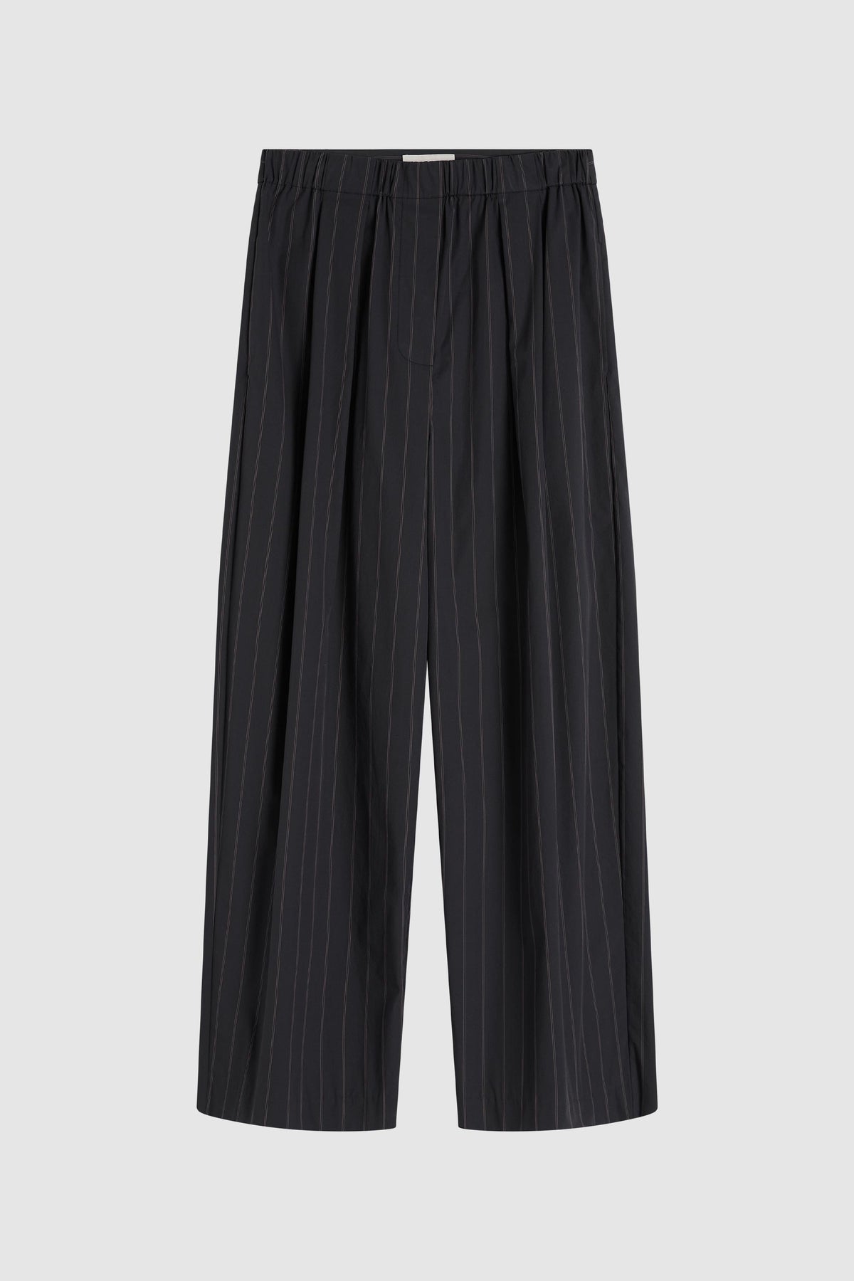 St Agni Stripe Relaxed Pleat Pants Ink Stripe st-agni-stripe-relaxed-pleat-pants-ink-stripe