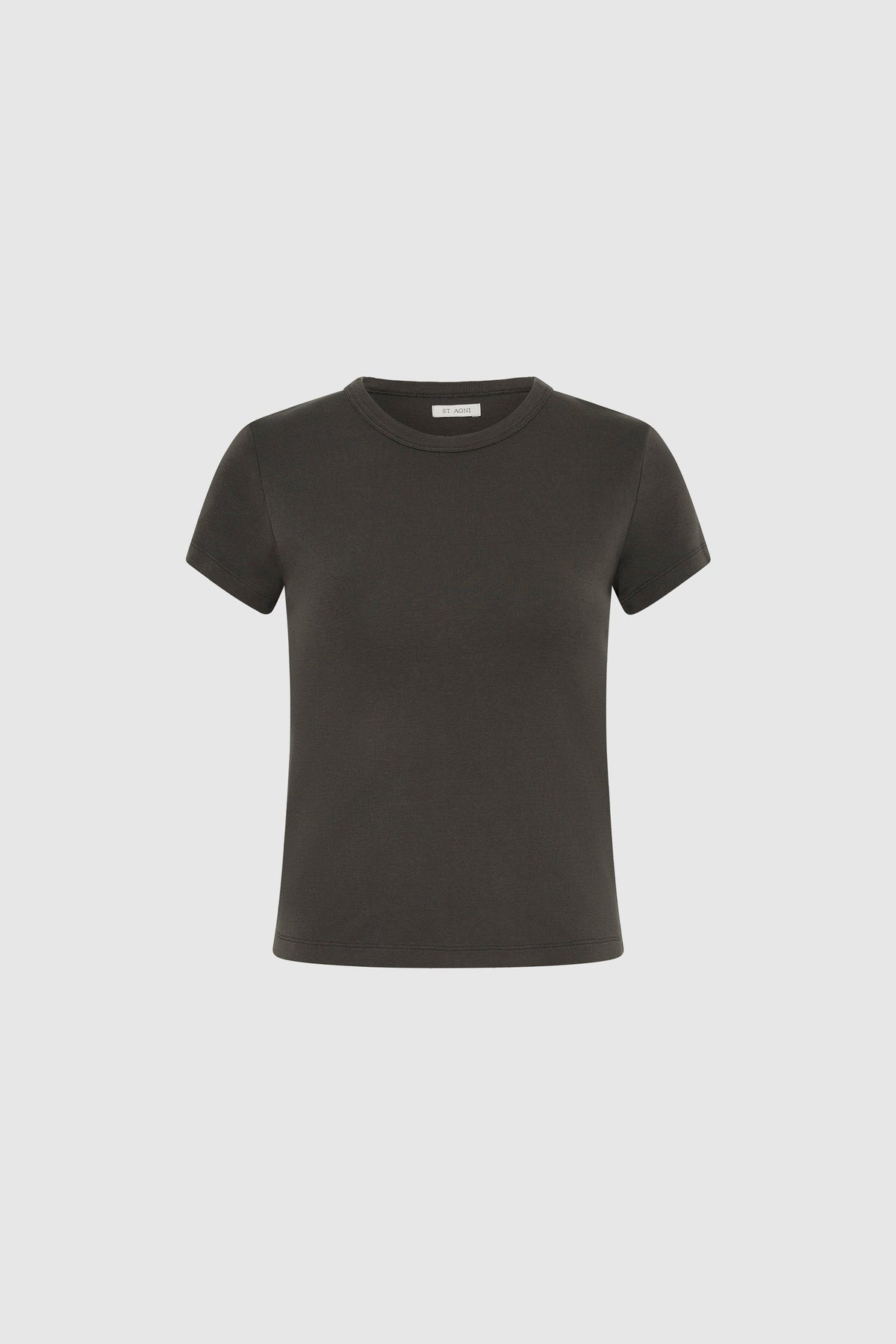 Organic Cotton Baby Tee - Dark Moss - Ghost