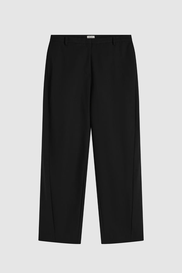 Fine Band Balloon Pants - Black
