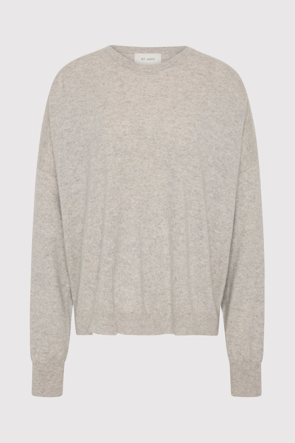 Cashmere Sweater - Grey Marle
