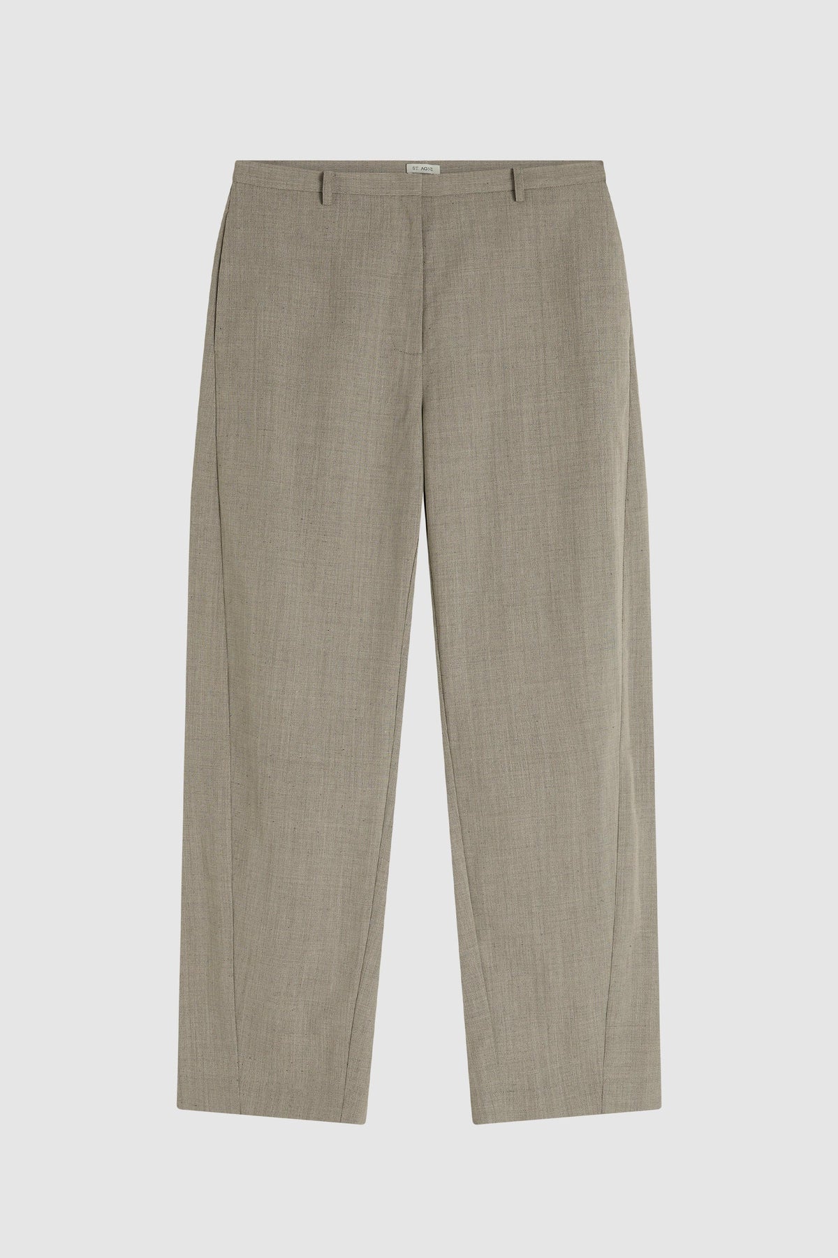 Fine Band Balloon Pants - Pebble Melange