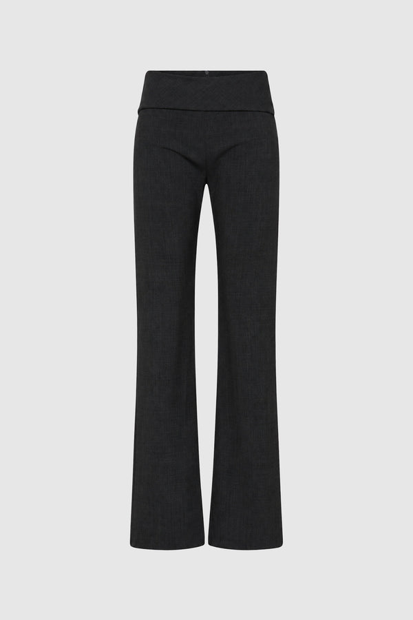 Wool Blend Studio Pants - Dark Graphite