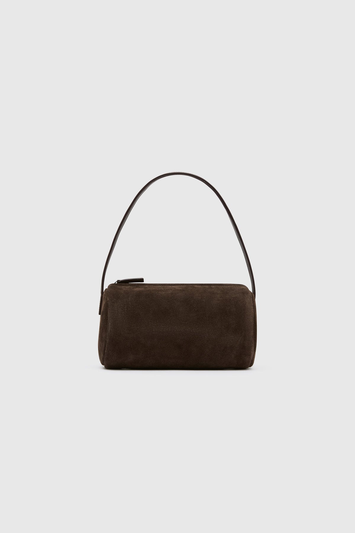Connolo Shoulder Bag - Coffee Suede - Ghost