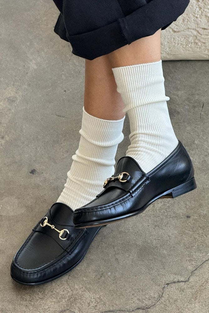 Crisp Step Socks by Le Bon Shoppe - White