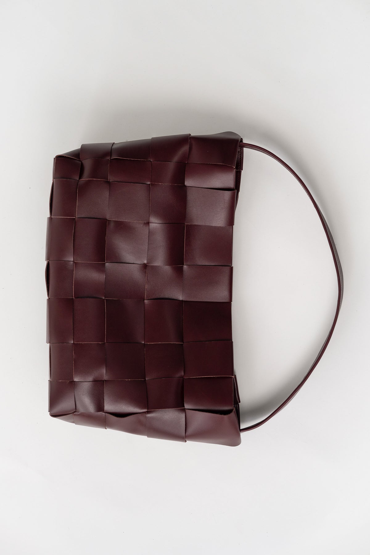 Woven Mini Tote - Plum