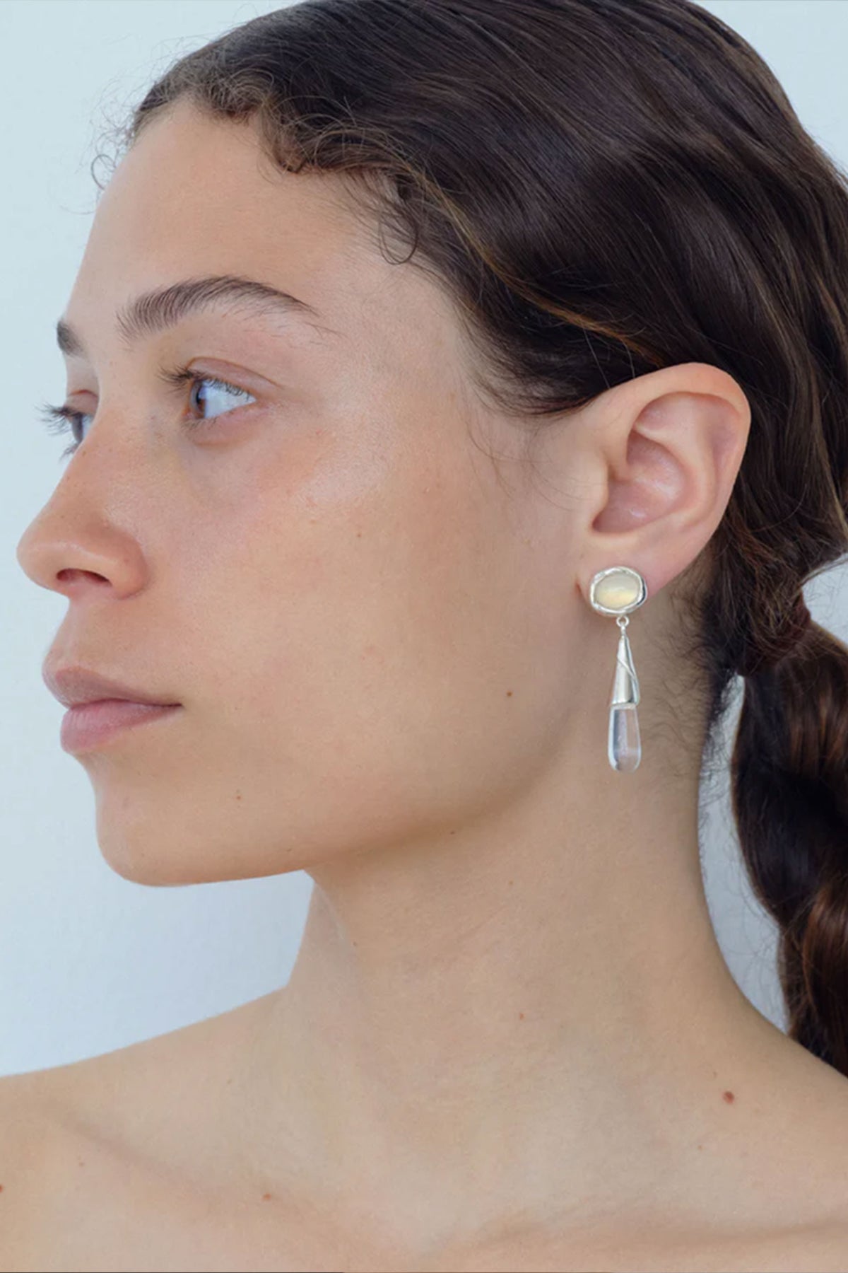 Kamma Earrings by Corali - Crystal