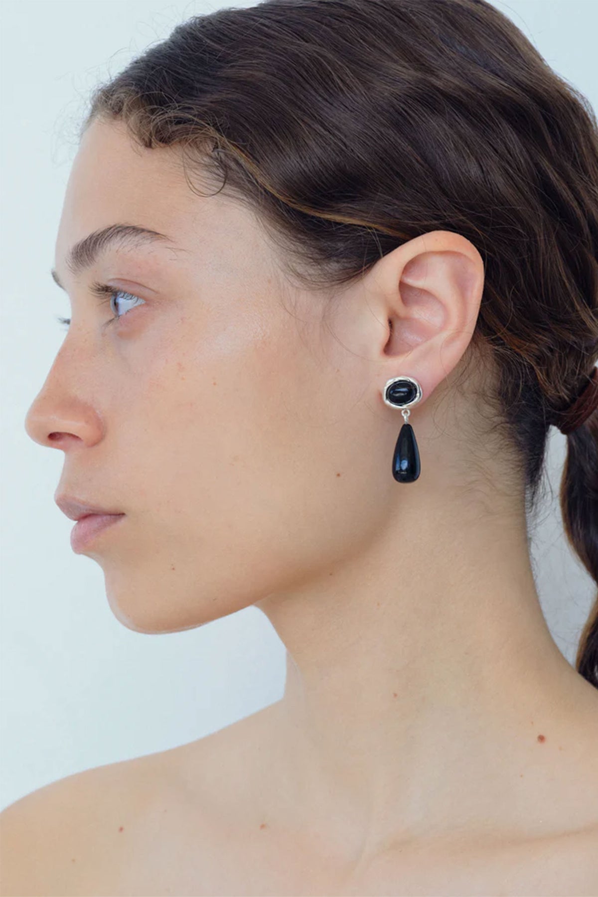 Kamma Earrings by Corali - Onyx