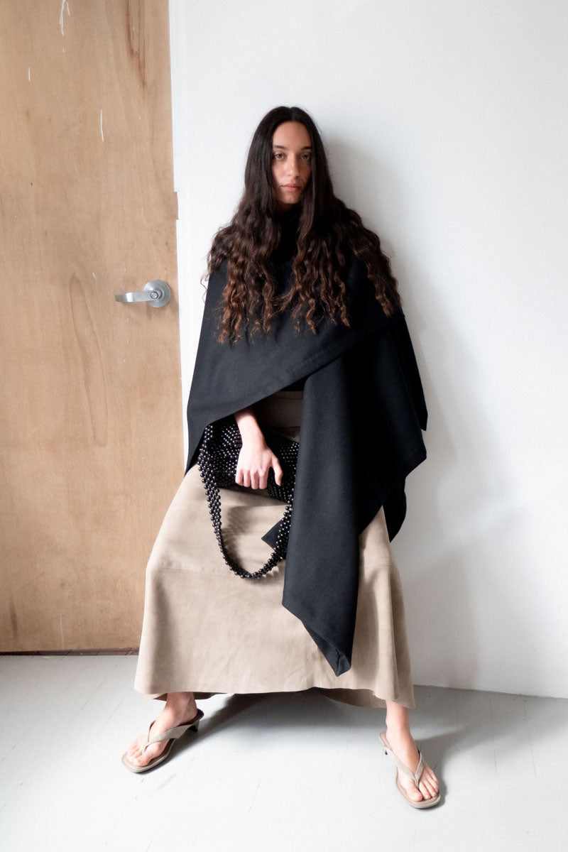 Suede Circle Skirt - Earth - Featured