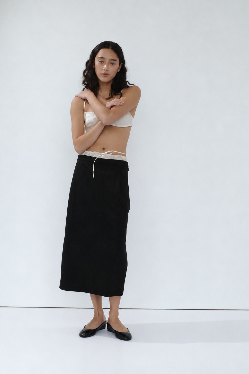 Silk Organza Bralette - Talco