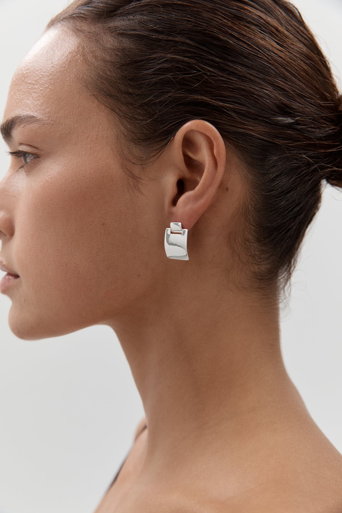 Square Mini Earrings - By Nina Gordon