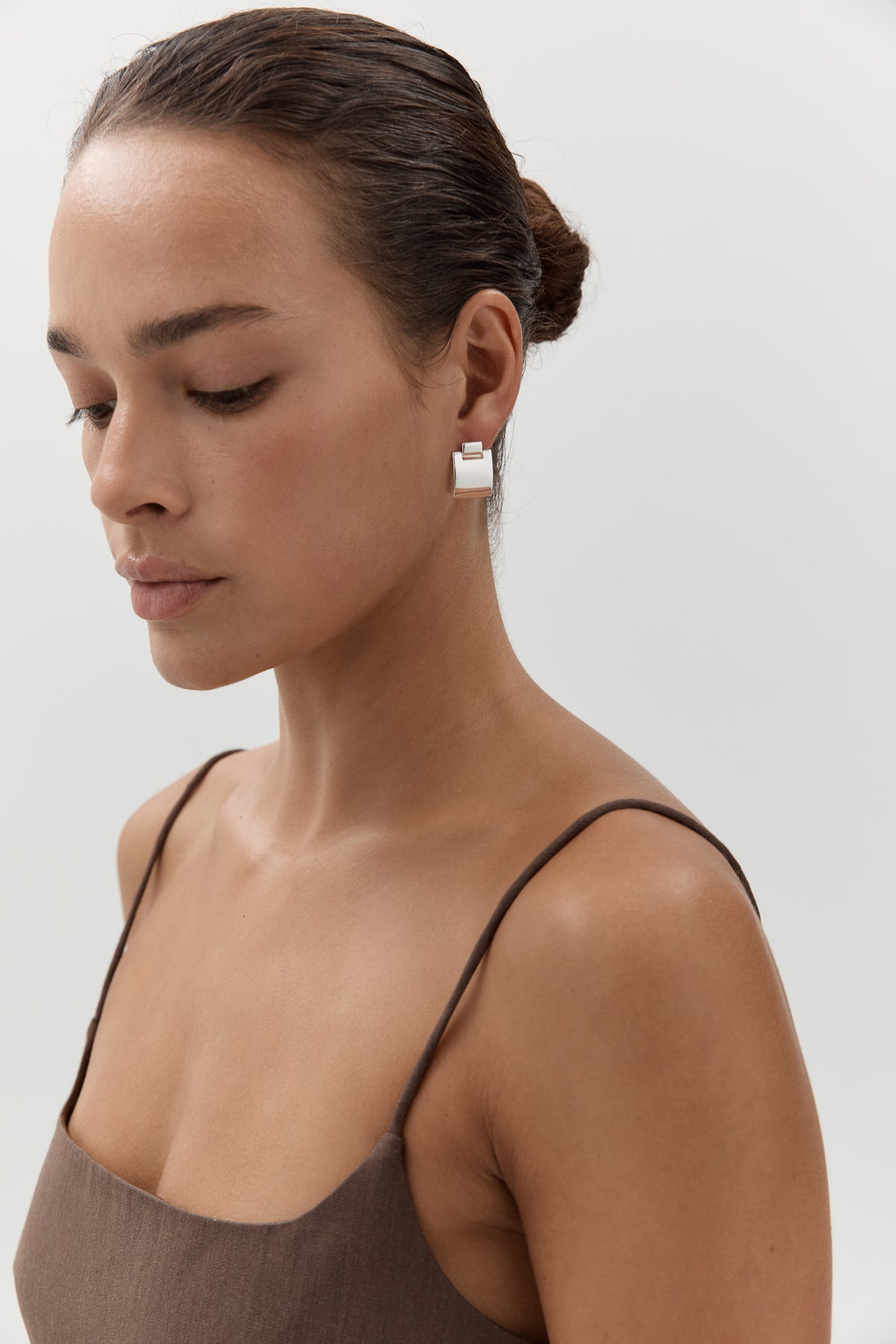 Square Mini Earrings - By Nina Gordon