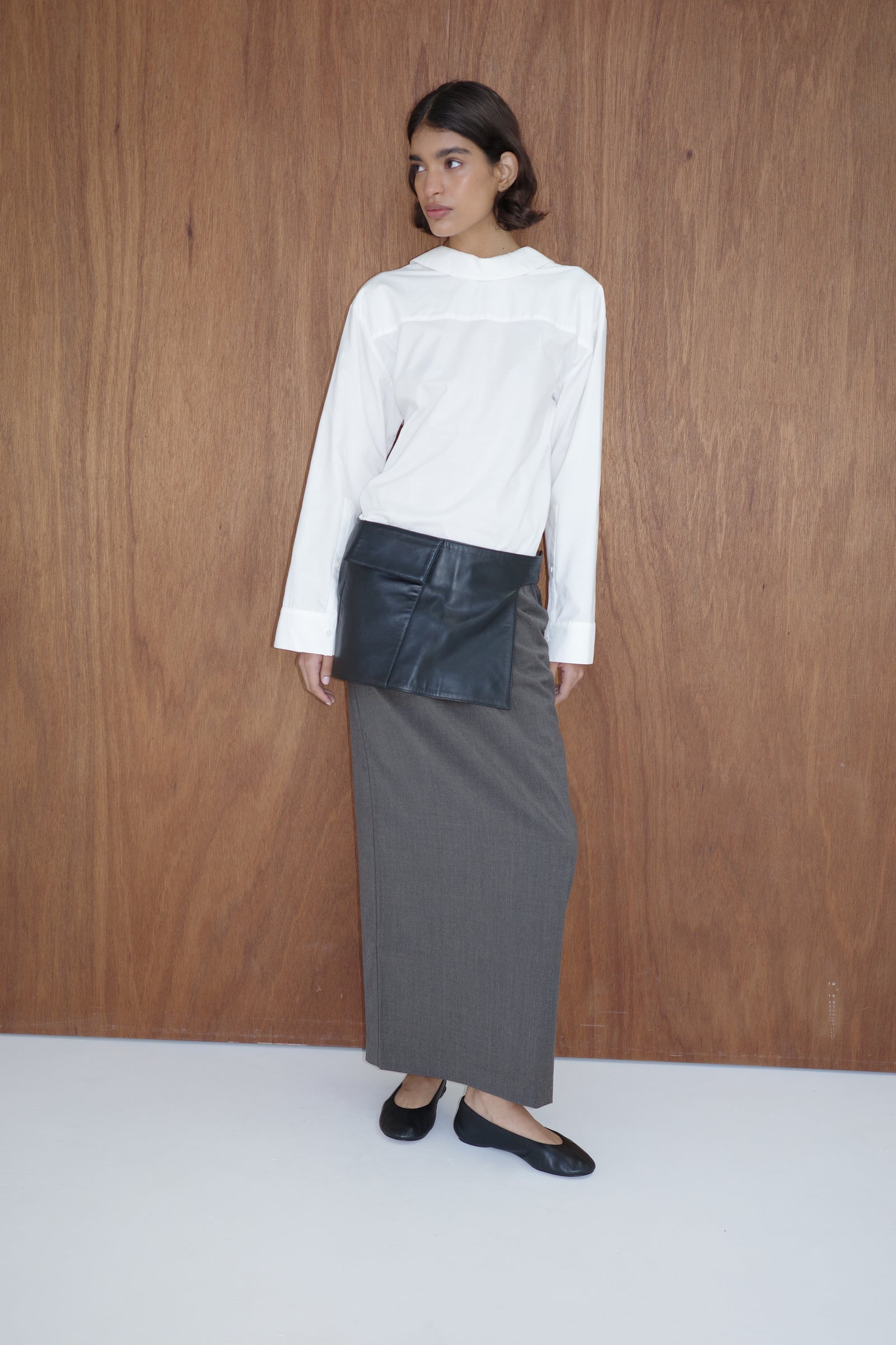 Wool Everyday Skirt - Mulch