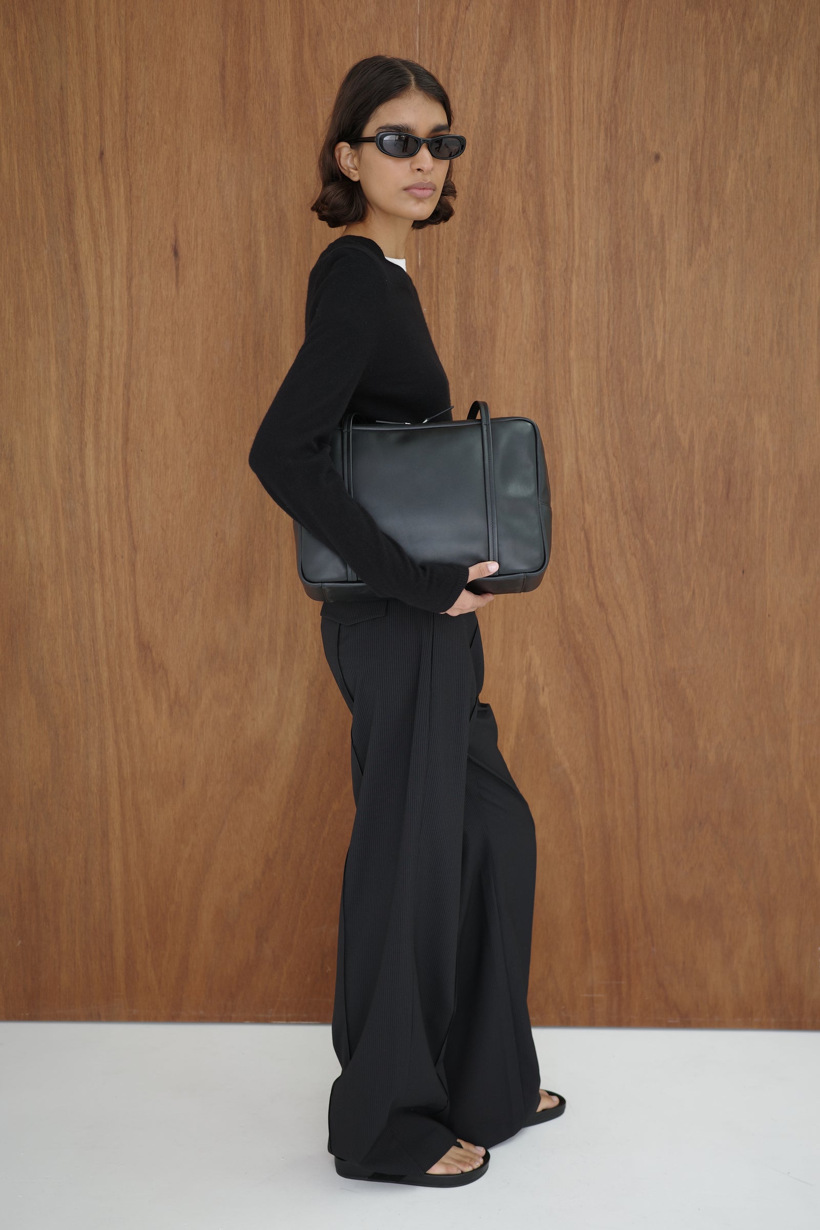 Dual Zip Bag - Black