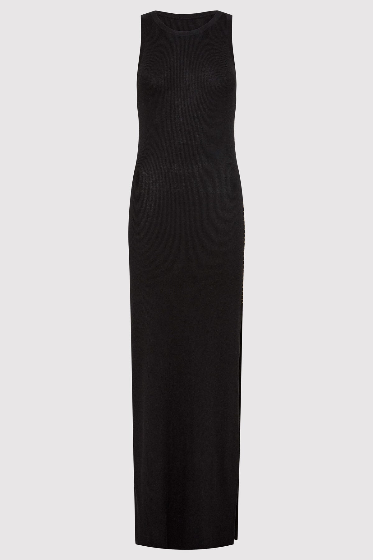 Stitch Detail Dress - Black