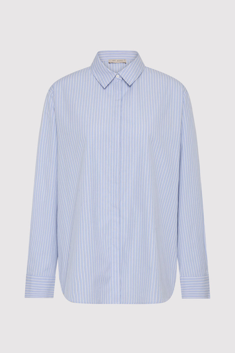 Classic Shirt - Pale Blue Stripe
