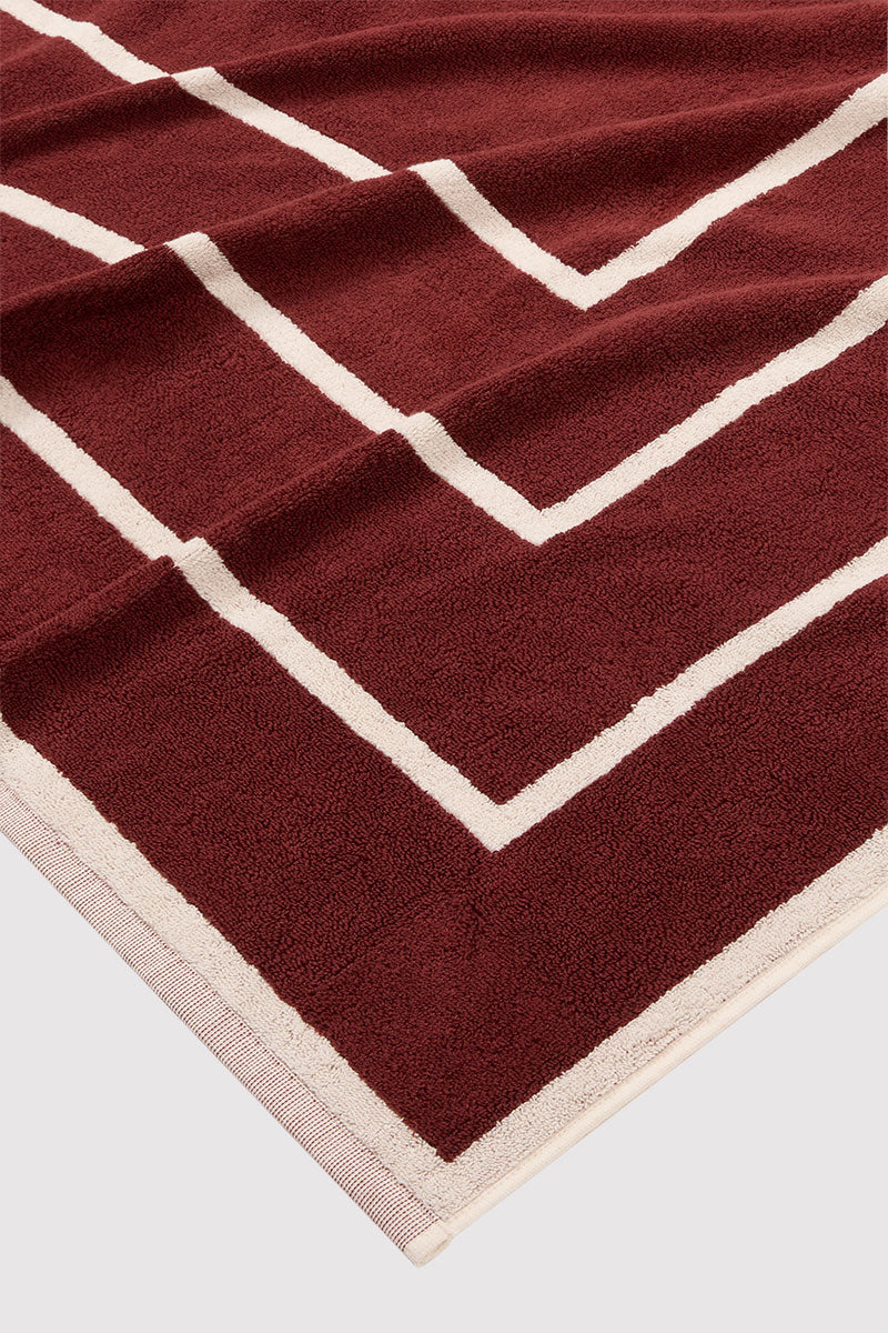Pool Towel - Mahogany
