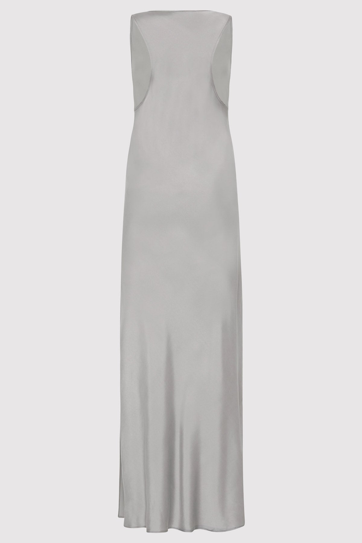 Bias Tank Dress - Silver