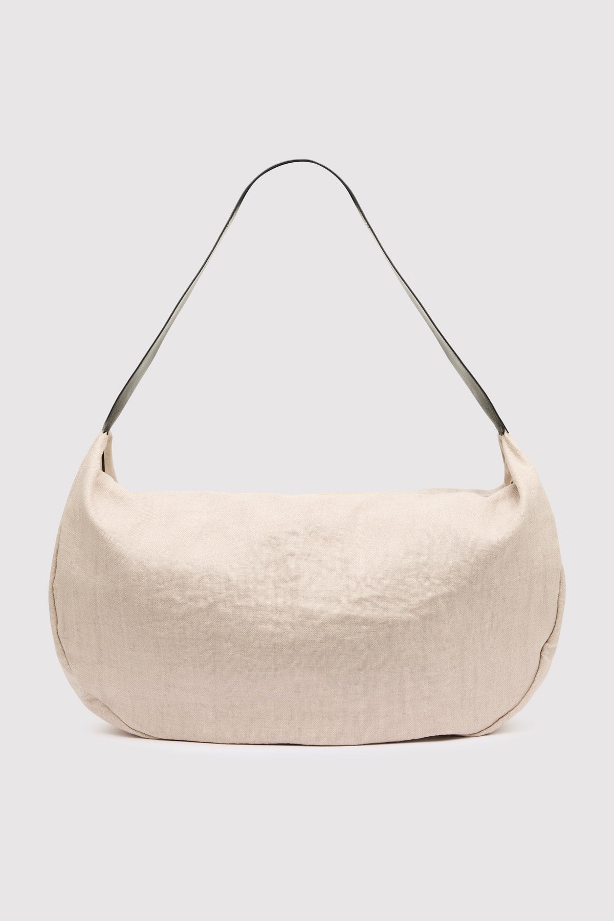 Linen Crescent Bag - Natural