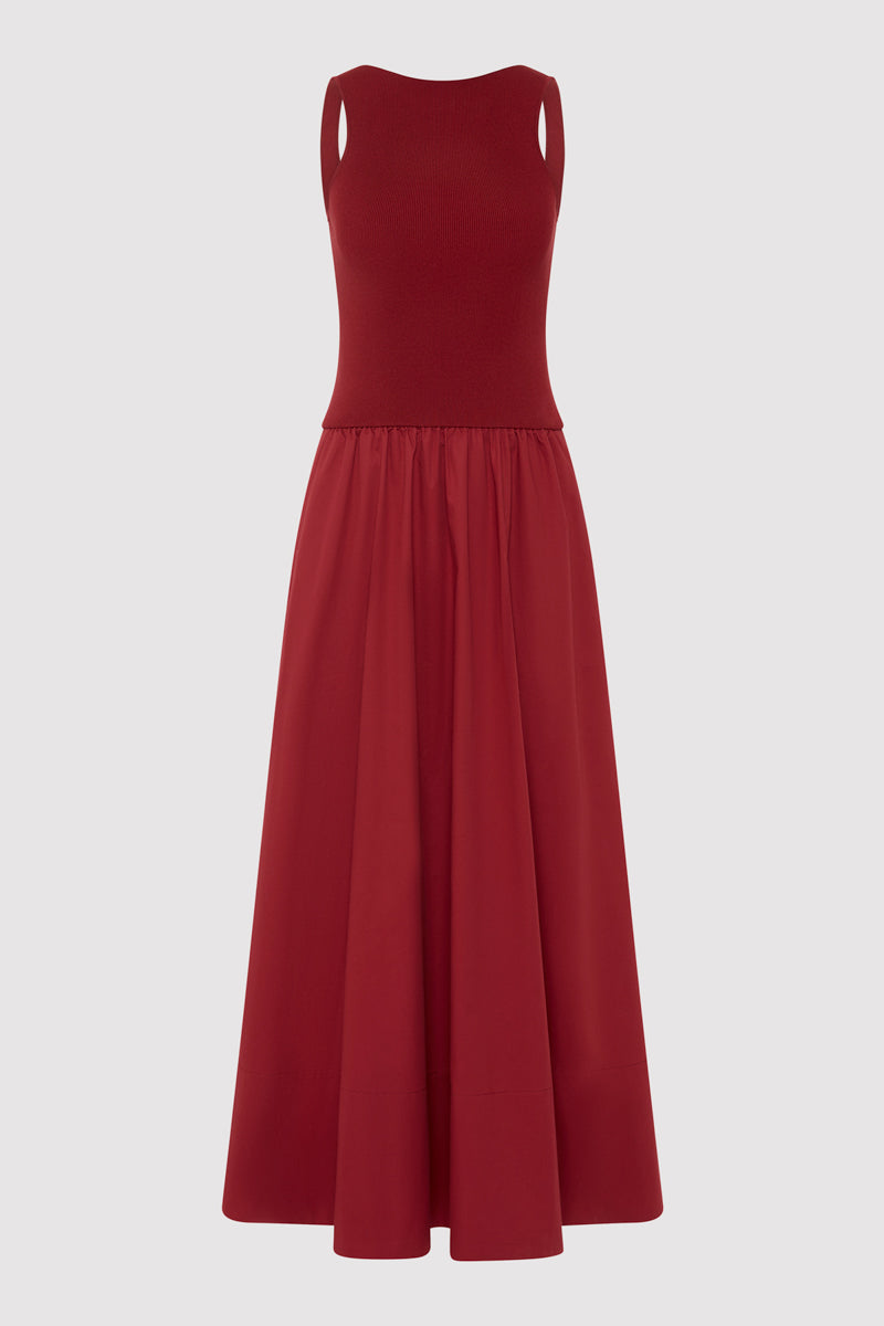 st agni cut out midi dress St. Agni | Bateau Cut Out Dress