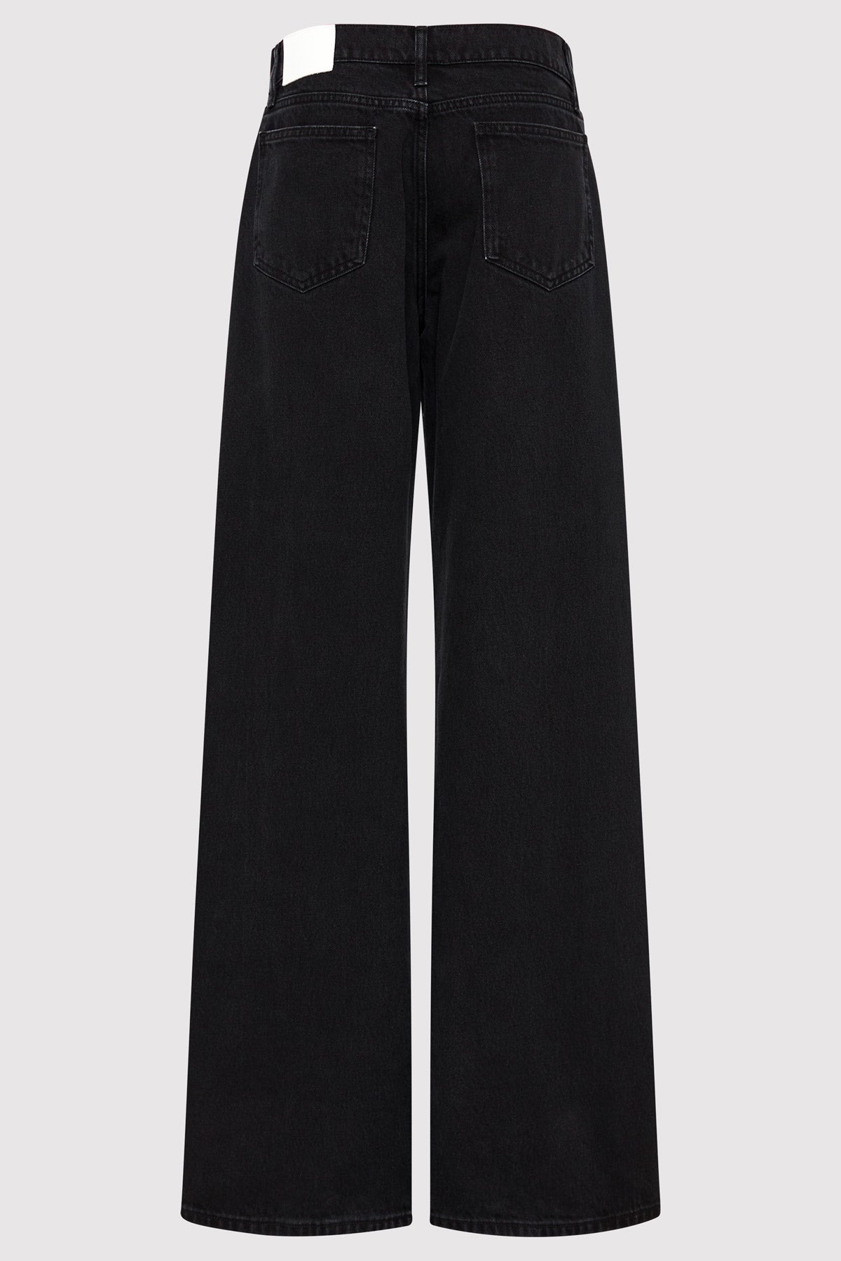 Low Rise Jeans - Washed Black