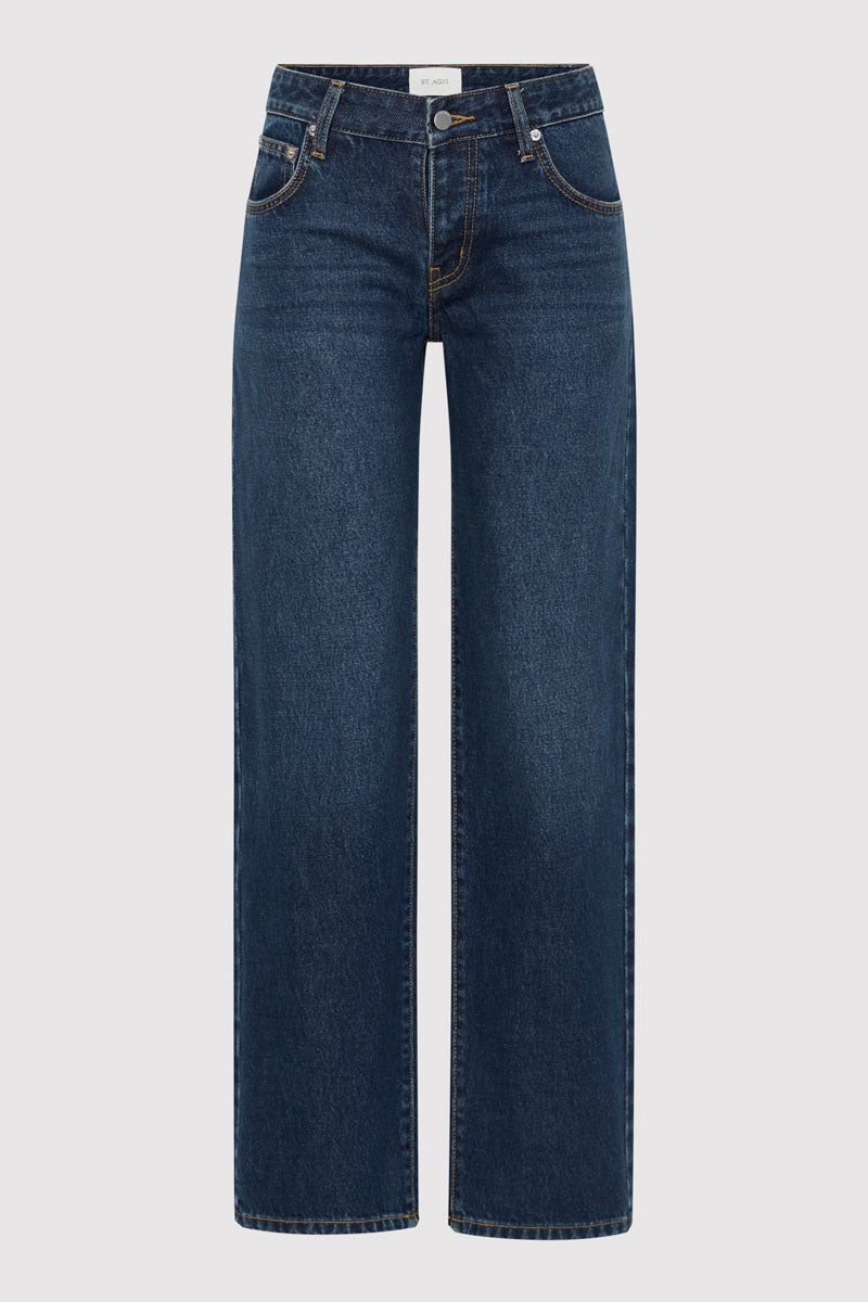 90s Low Rise Jeans - Dark Indigo
