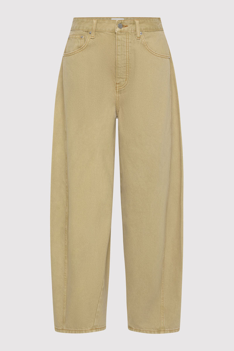 Mid Rise Balloon Jeans - Sahara