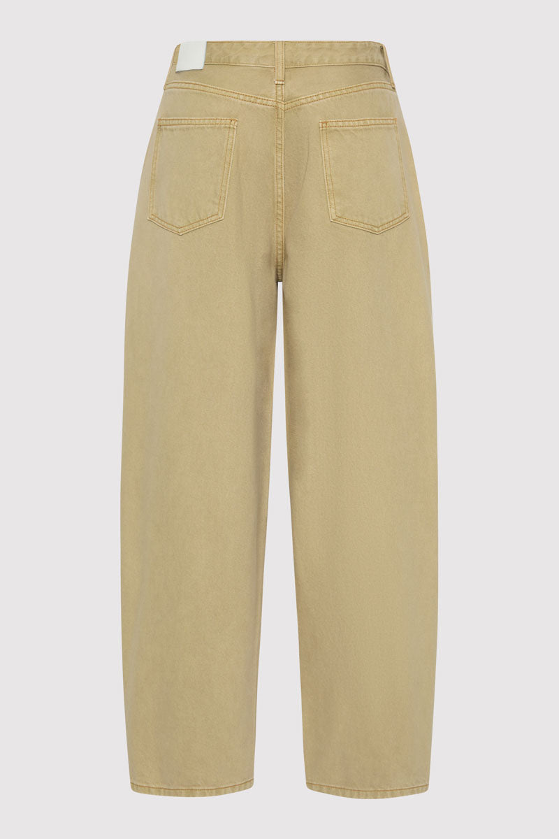 Mid Rise Balloon Jeans - Sahara